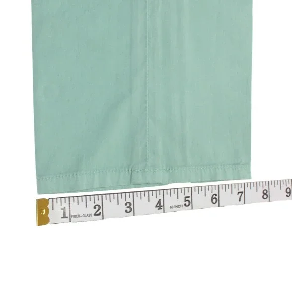 Zanella NWT Chinos / Casual Pants Size 36 US Noah In Solid Green Cotton Blend